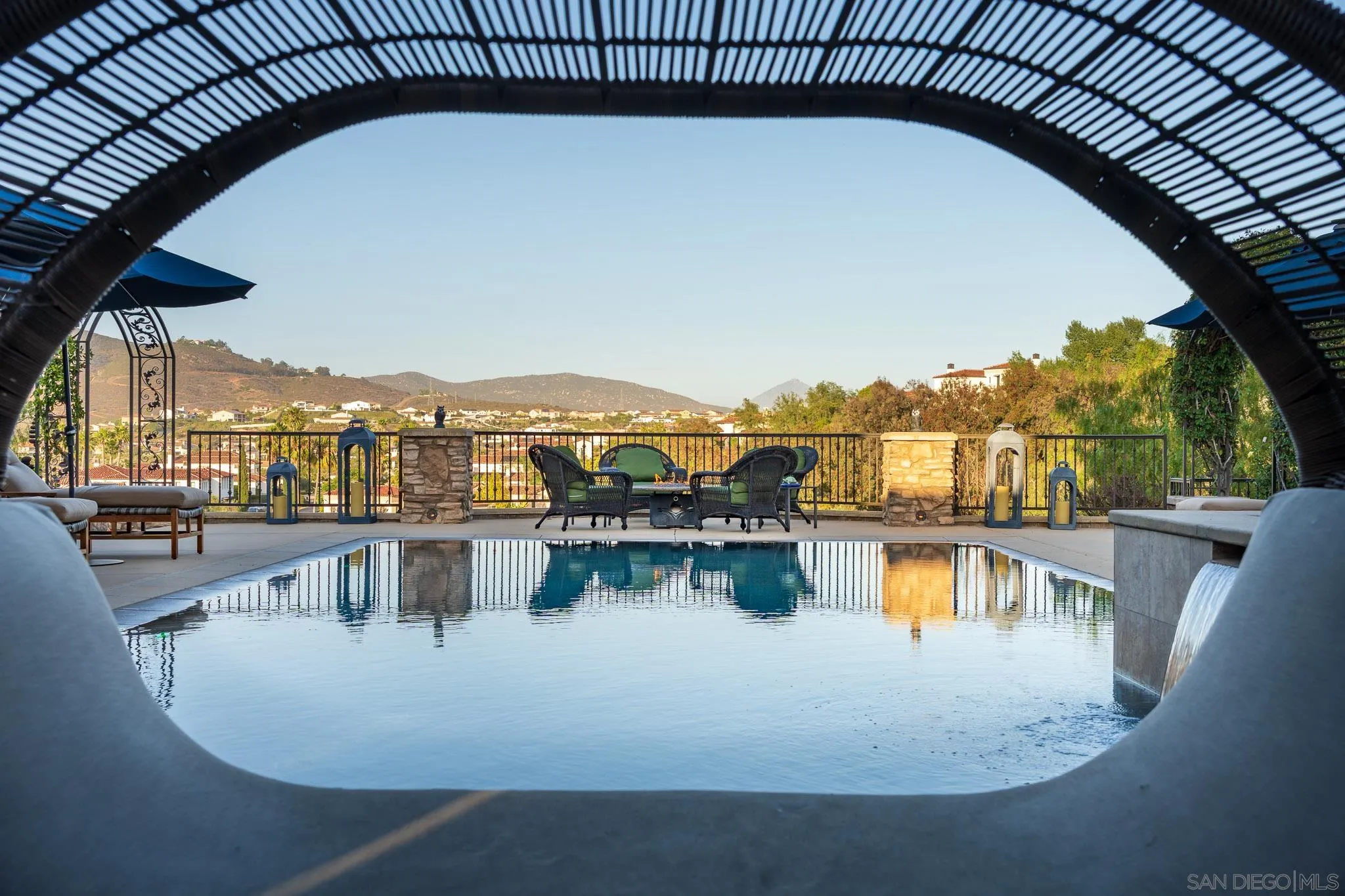 8053 High Time Ridge San Diego, CA 92127 - Photo 56 of 62 swimming pool view with a outdoor seating space