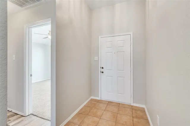 a view of an empty room