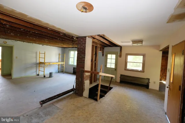 a view of an entryway with staircase