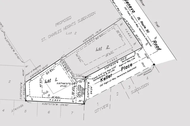 $149,900 | Lot 1 Keller Place, St. Charles, IL 60174