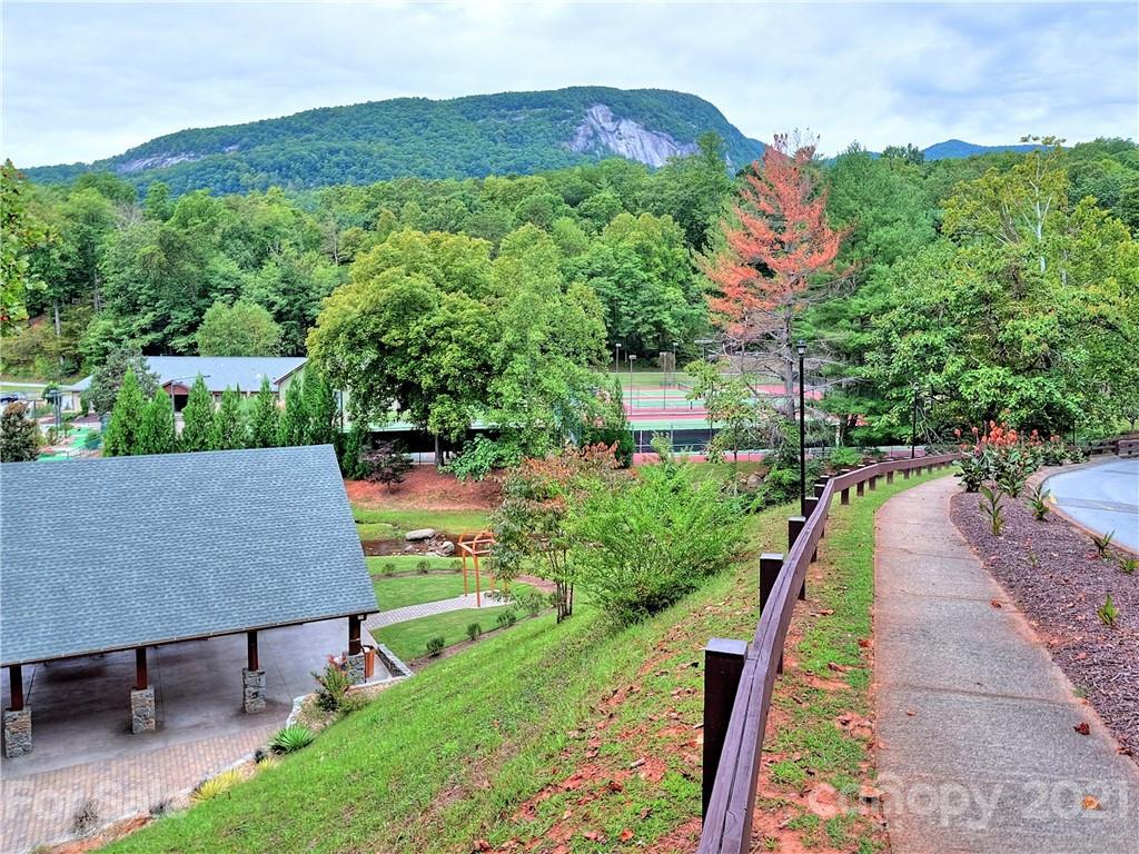 160 Whitney Boulevard, Unit 65 Lake Lure, NC 28746 - Photo 18 of 21 an aerial view of a house