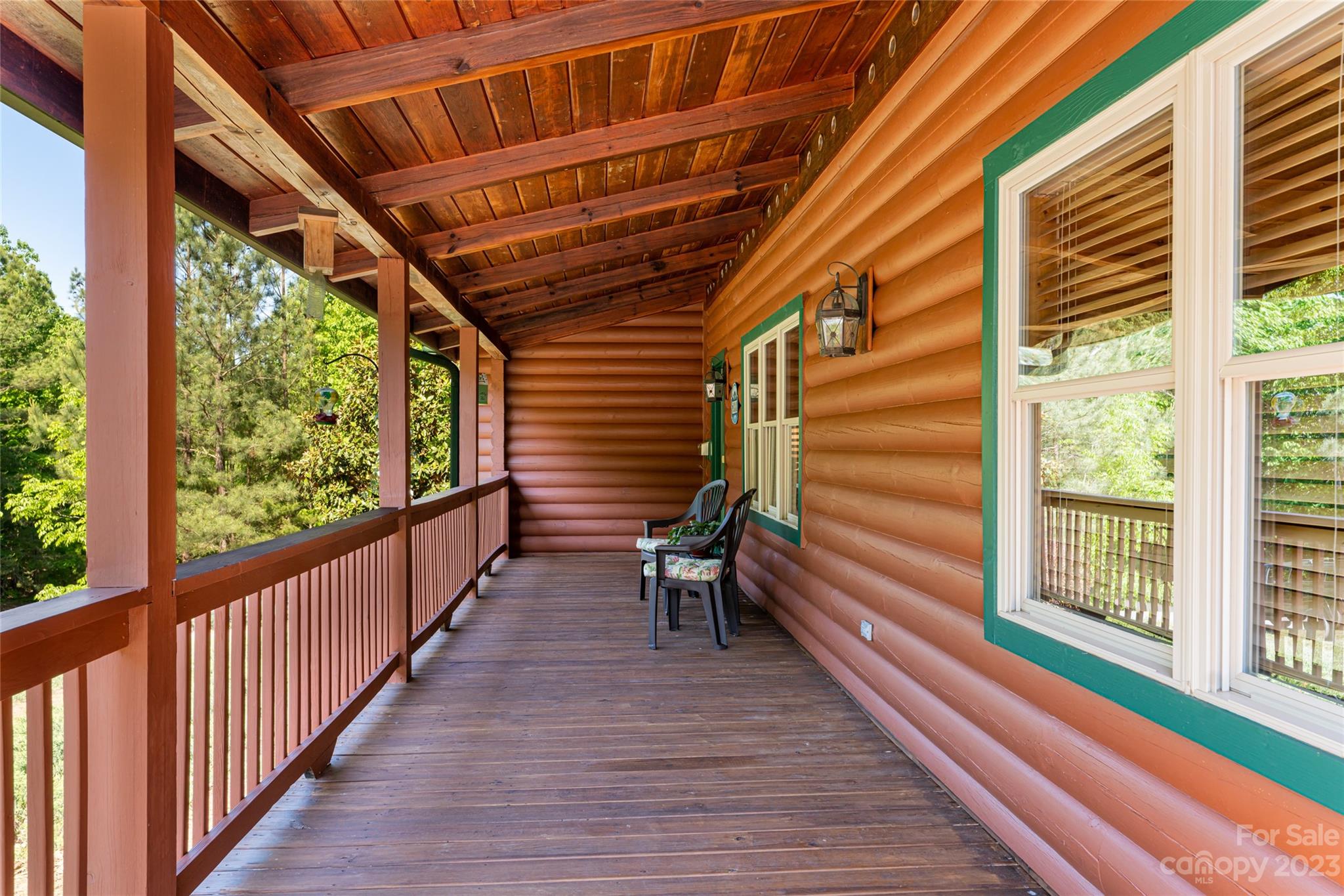 134 Quebec Trail Bostic, NC 28018 - Photo 25 of 37 a view of two chairs in the balcony