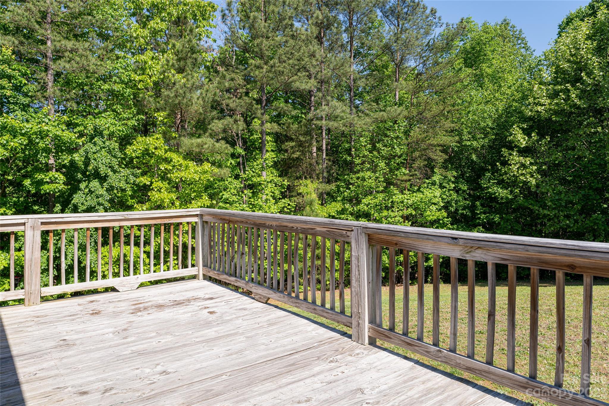 134 Quebec Trail Bostic, NC 28018 - Photo 34 of 37 a view of balcony with wooden floor