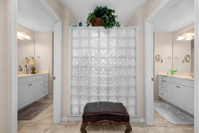 an aerial view of a house with a swimming pool