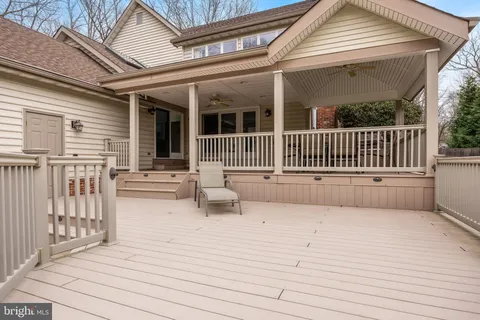 a view of a house with a deck