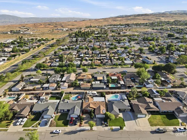 an aerial view of city