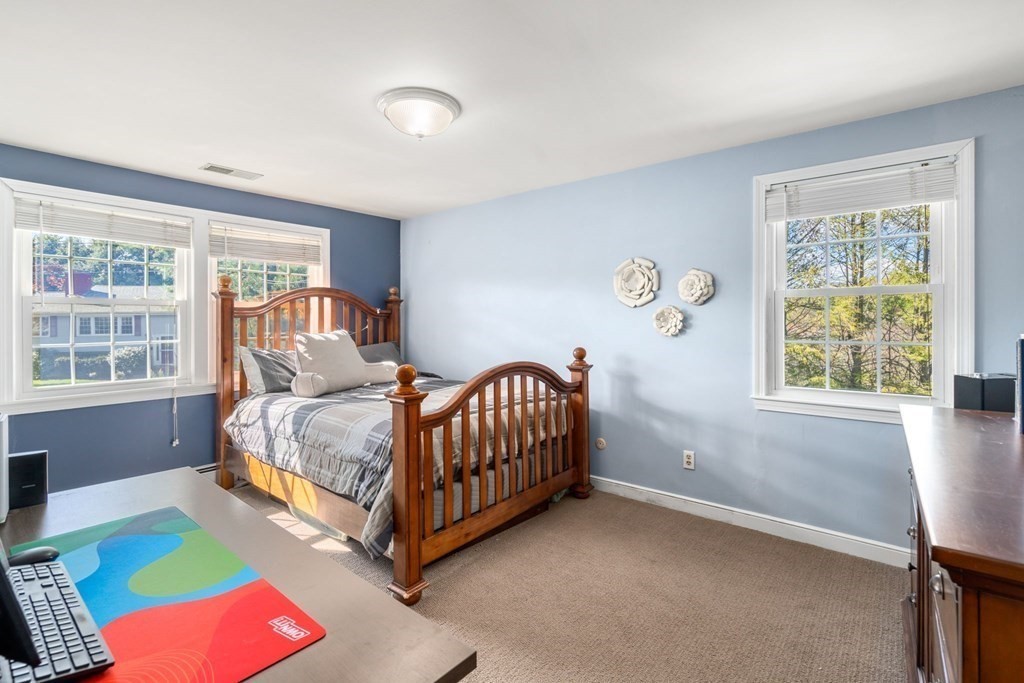 55 Glover Road Needham, MA 02494 - Photo 17 of 22 a bedroom with a bed and a window