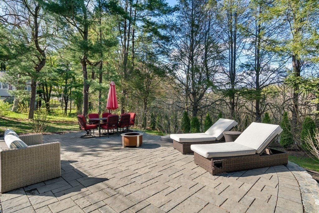 55 Glover Road Needham, MA 02494 - Photo 21 of 22 a view of a patio with a patio