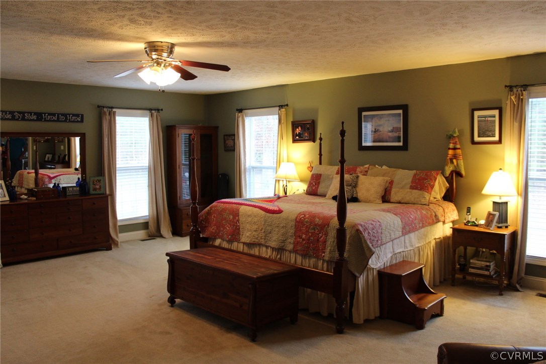 634 Holman Mill Road Farmville, VA 23901 - Photo 7 of 43 a bedroom with a bed and a chandelier