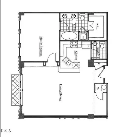 $1,750 | 444 South Blount Street, Unit 205, Raleigh, NC 27601