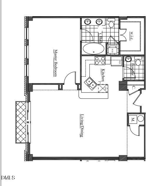 444 South Blount Street, Unit 205 Raleigh, NC 27601 - Photo 64 of 64 floorplan