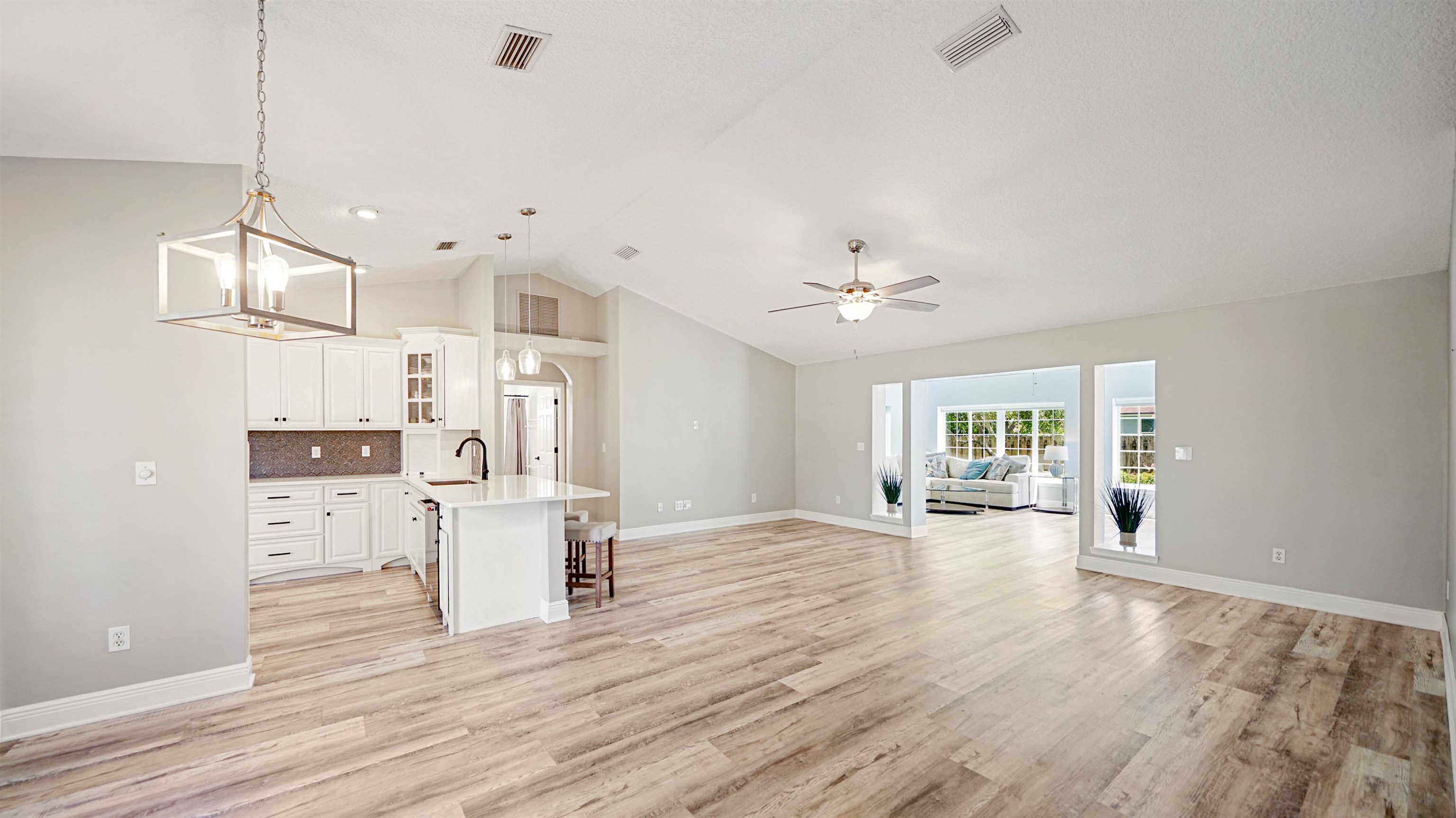 5324 5th Street St. Augustine, FL 32080 - Photo 5 of 49 a view of kitchen with furniture and wooden floor