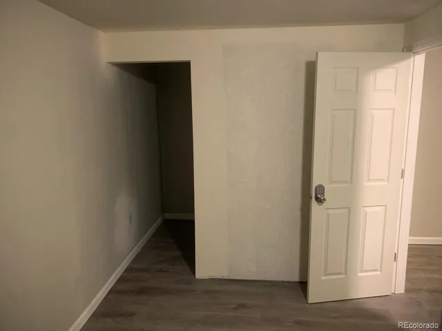 a view of an entryway door