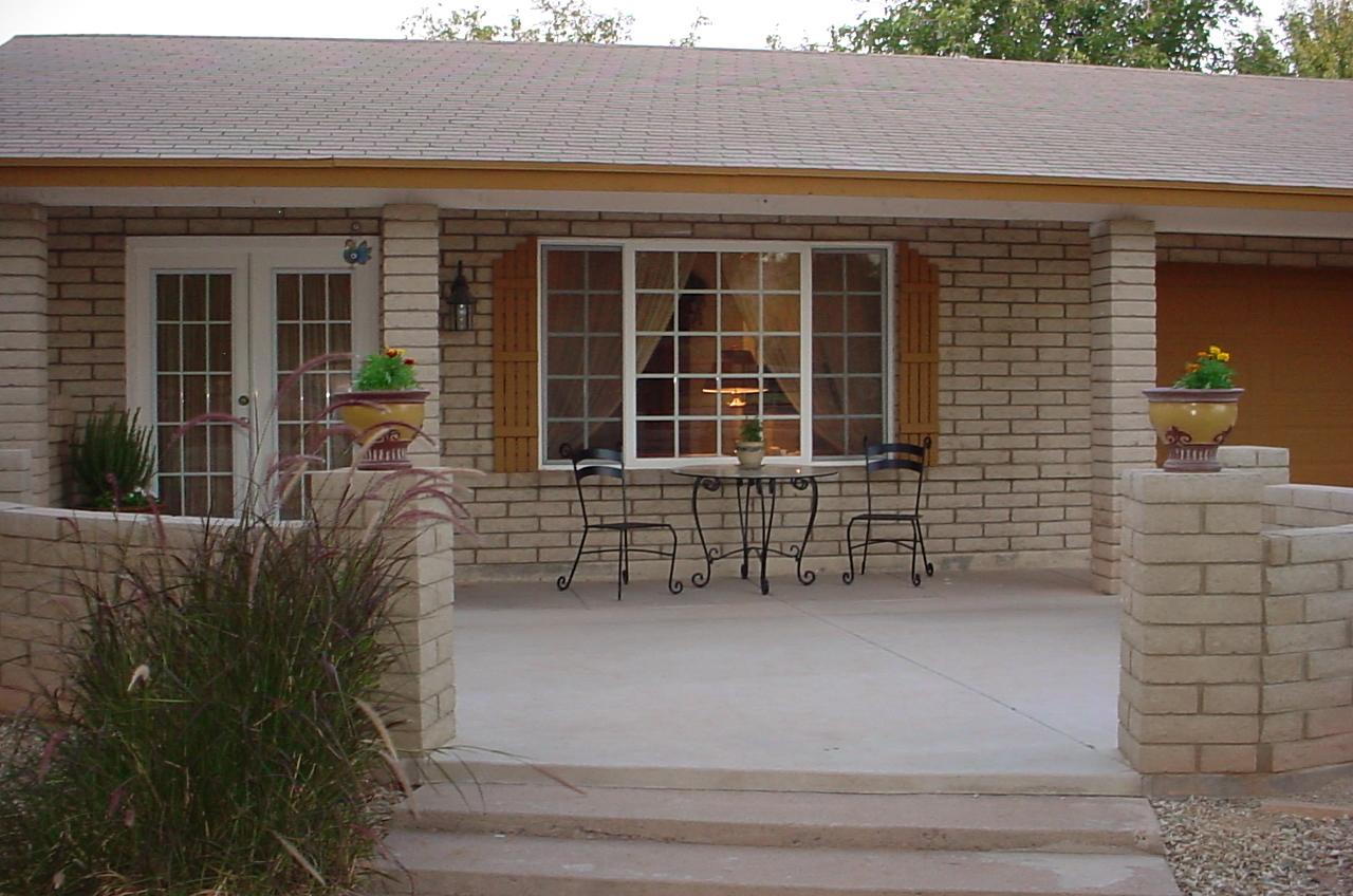 Front courtyard