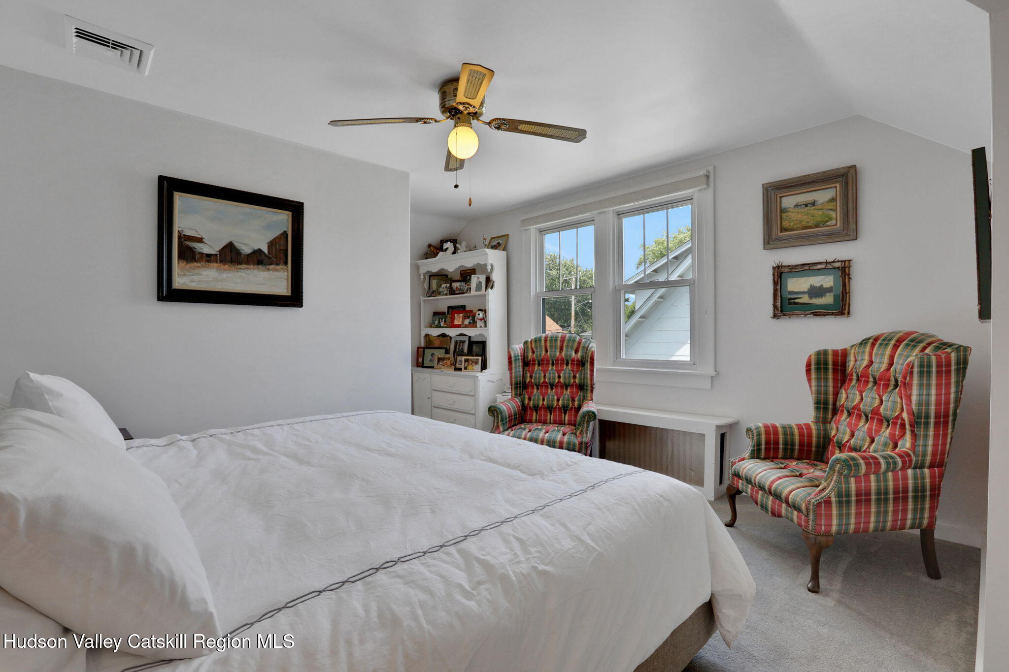 3 Finger Street Saugerties, NY 12477 - Photo 12 of 26 a bedroom with a bed and a chandelier