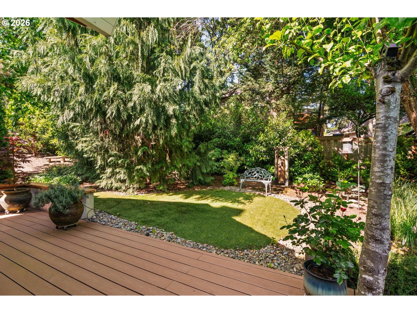 16042 Southwest Waxwing Way Beaverton, OR 97007 - Photo 45 of 48 a view of a yard with an outdoor space