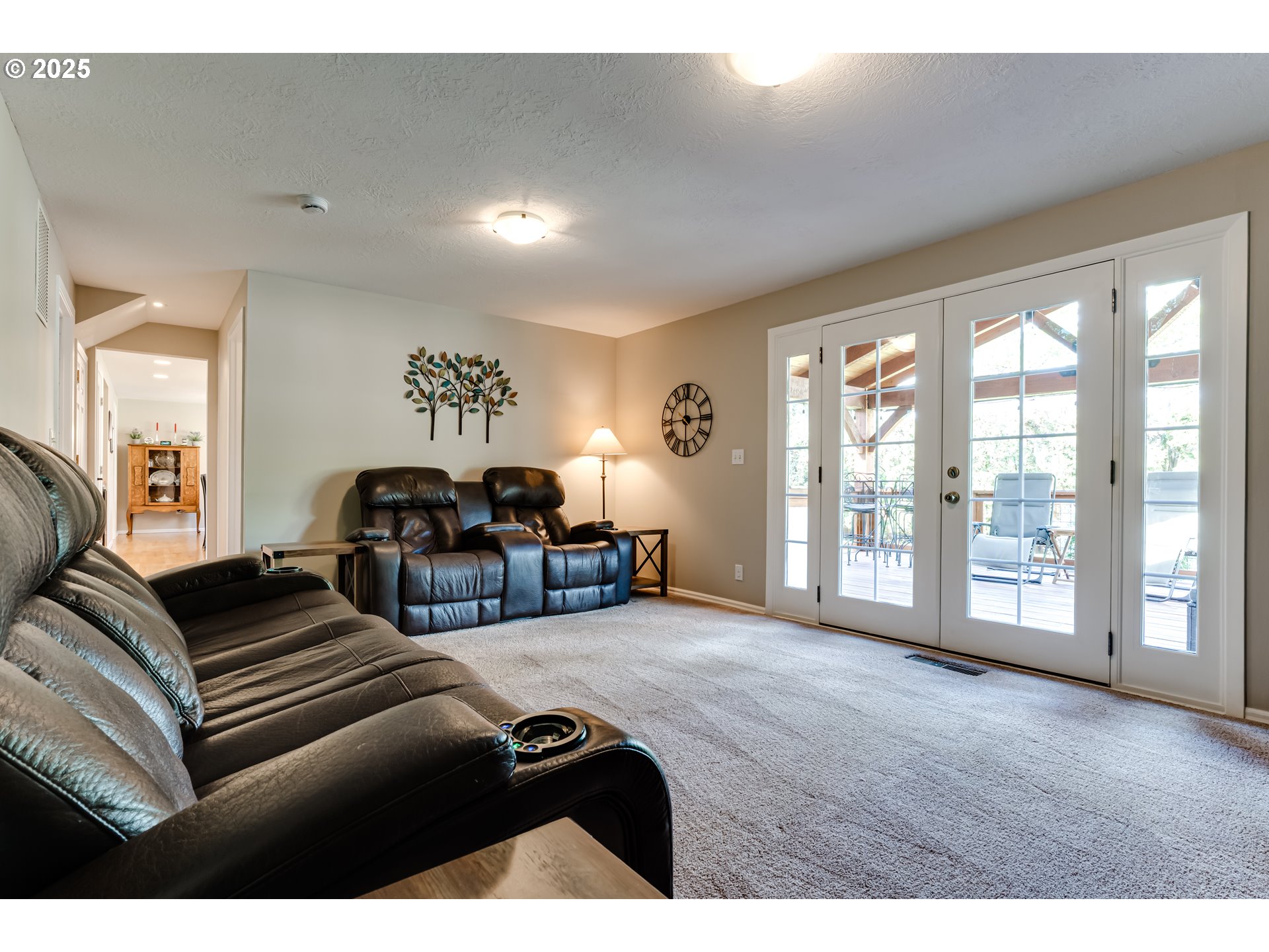 2852 Metolius Drive Eugene, OR 97408 - Photo 25 of 48 a bedroom with furniture and a large window