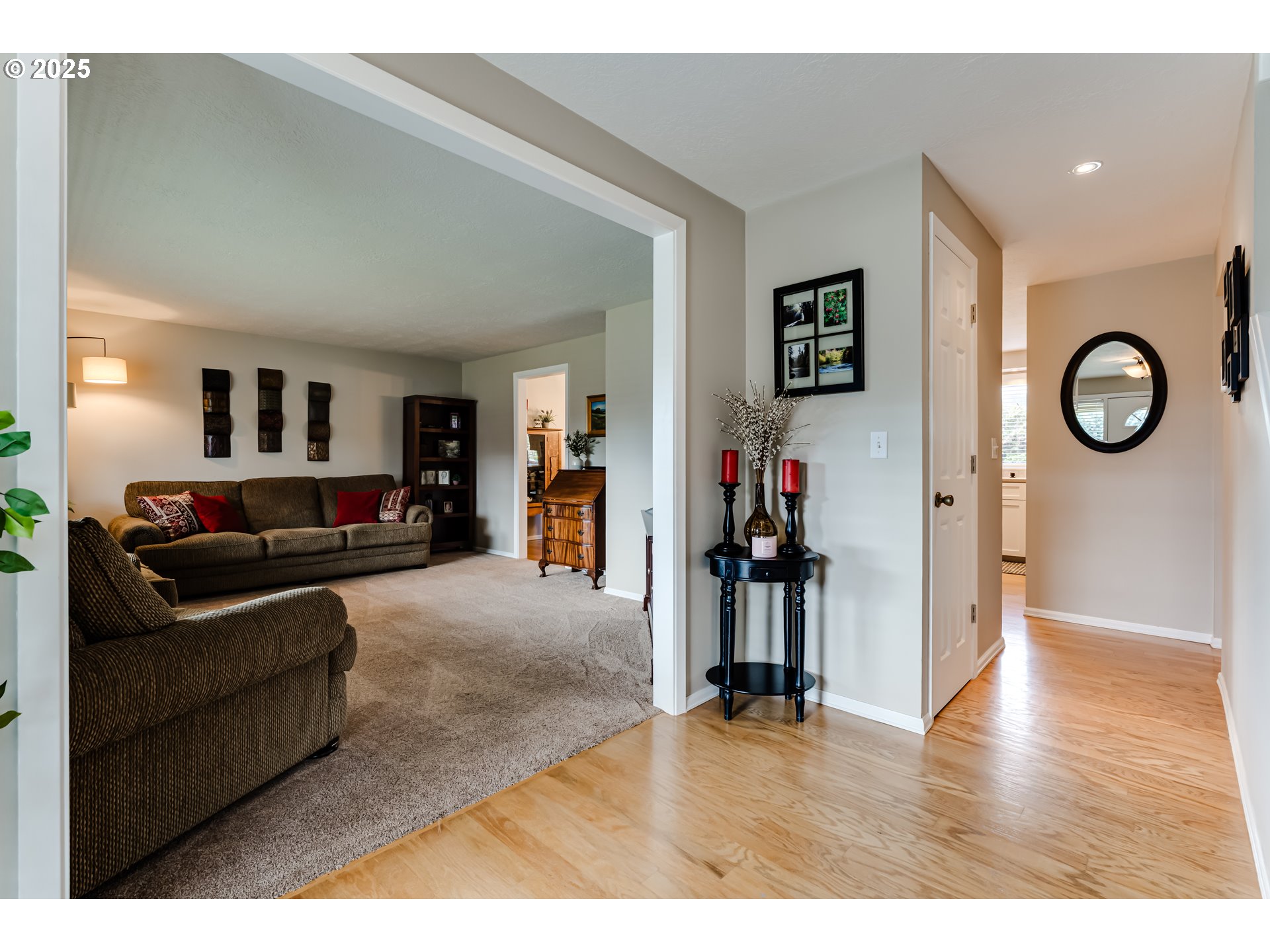 2852 Metolius Drive Eugene, OR 97408 - Photo 10 of 48 a living room with furniture and a wooden floor