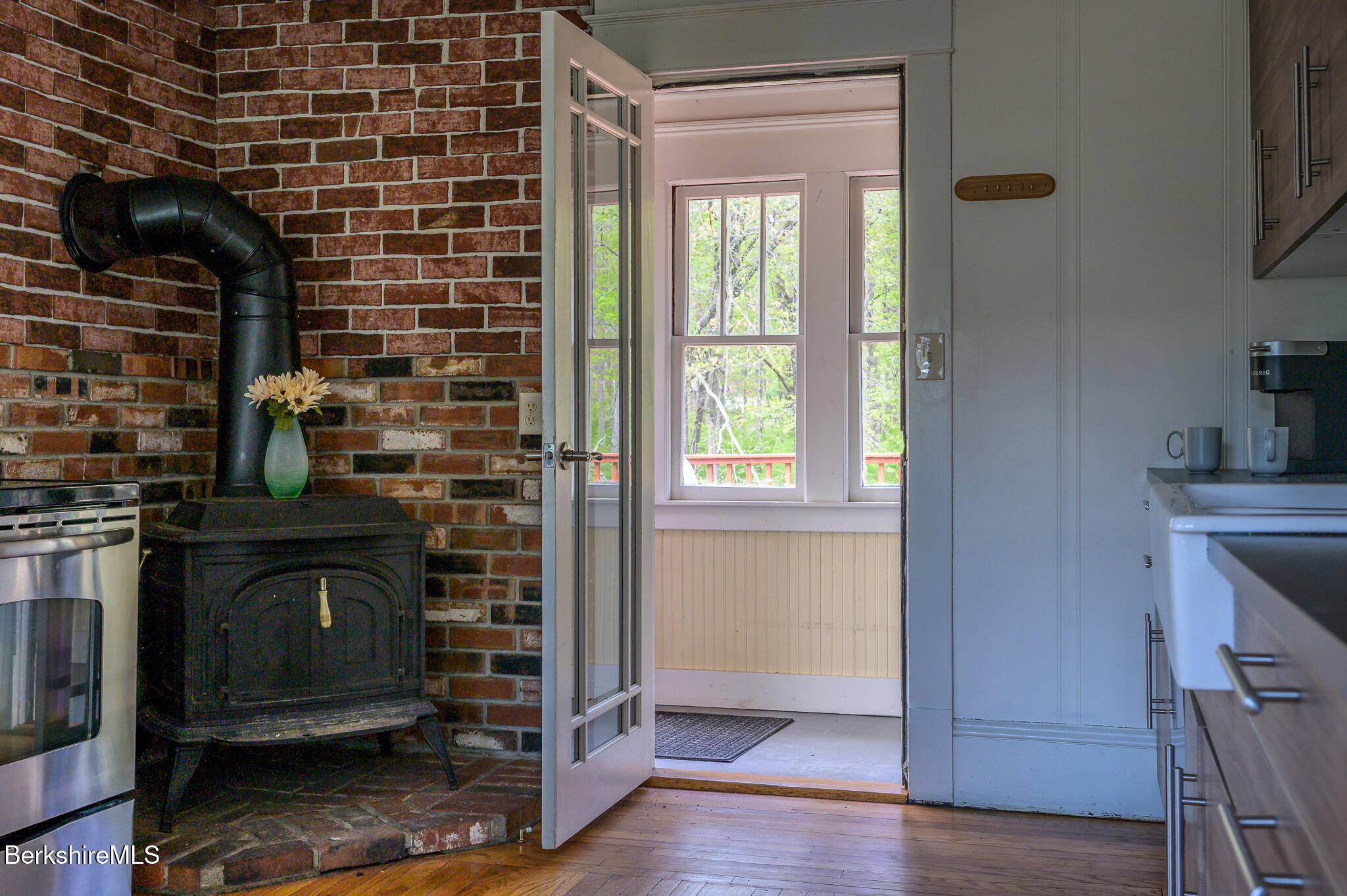 12 Riverfront Street Chester, MA 01011 - Photo 11 of 36 a kitchen with a sink and a washing machine