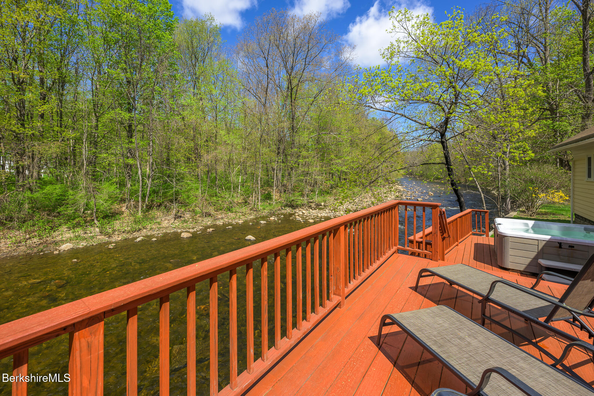 12 Riverfront Street Chester, MA 01011 - Photo 27 of 36 a view of a two chairs in the balcony