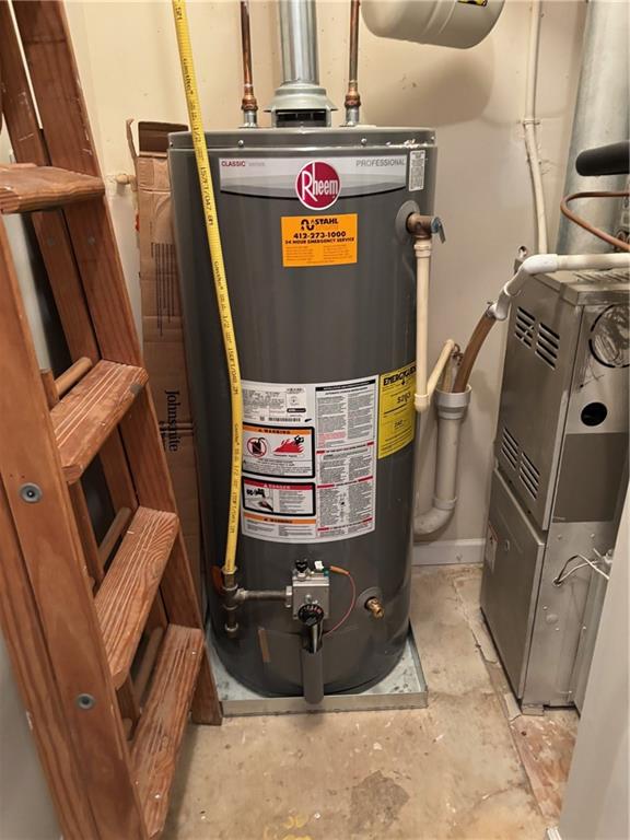 700 Hidden Ridge Court, Unit 302 South Park, PA 15129 - Photo 20 of 27 a view of water heater room