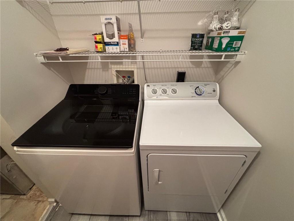 700 Hidden Ridge Court, Unit 302 South Park, PA 15129 - Photo 22 of 27 a close view of washer and dryer