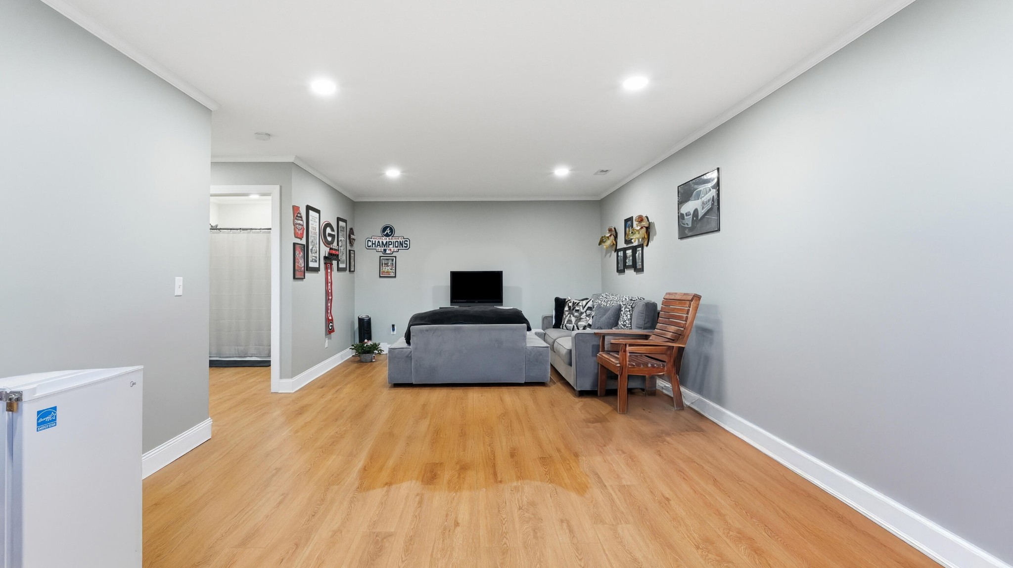 274 Live Oak Road Ringgold, GA 30736 - Photo 20 of 28 a bedroom with a bed and a couch