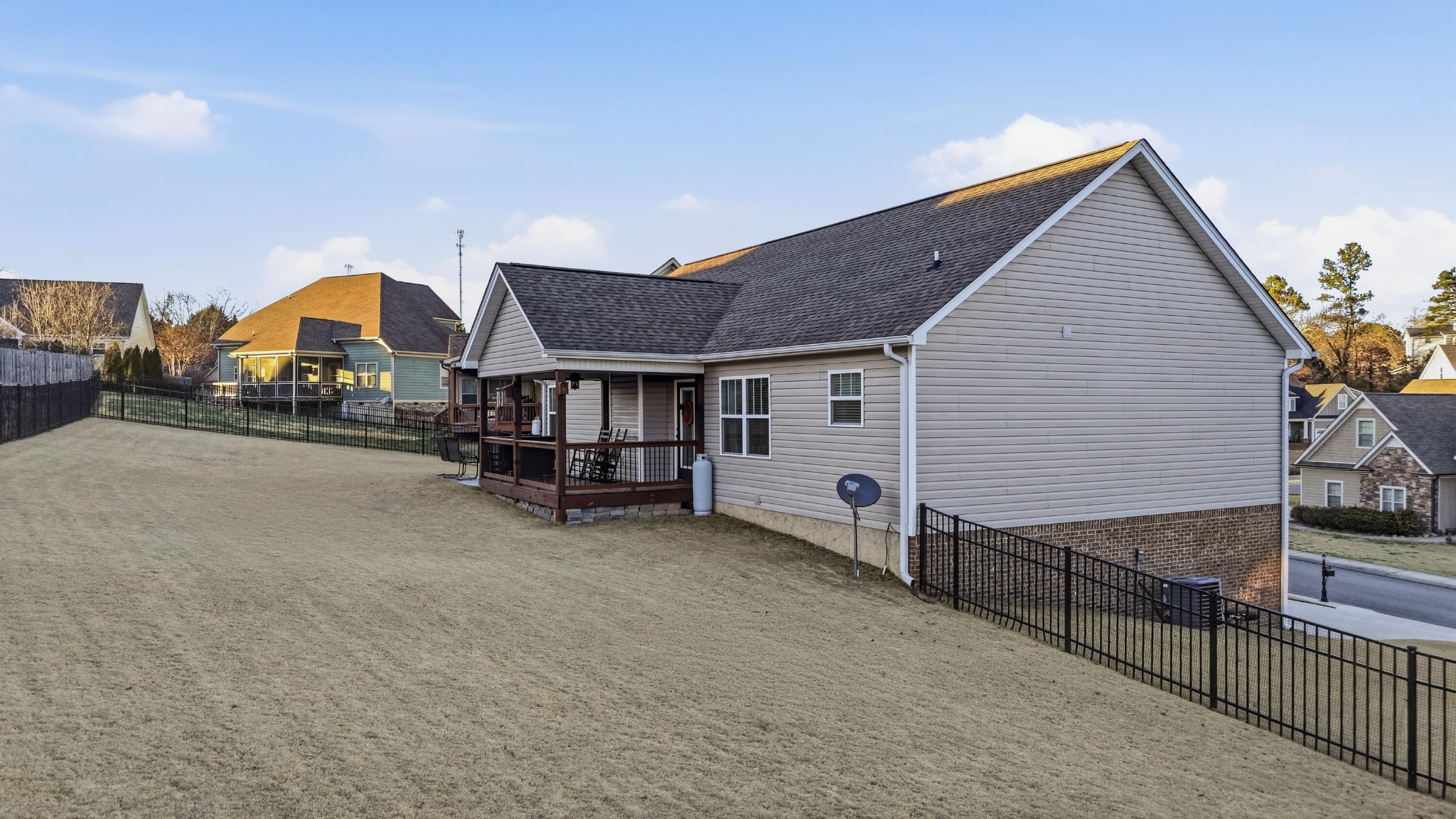 274 Live Oak Road Ringgold, GA 30736 - Photo 25 of 28 a view of a house with a yard and sitting area