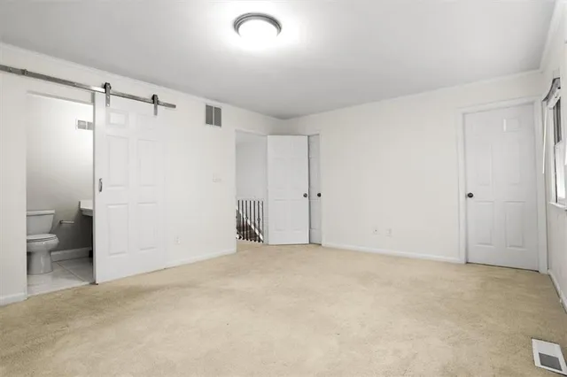 a view of an empty room