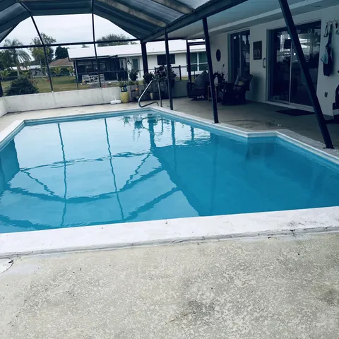 a view of a swimming pool