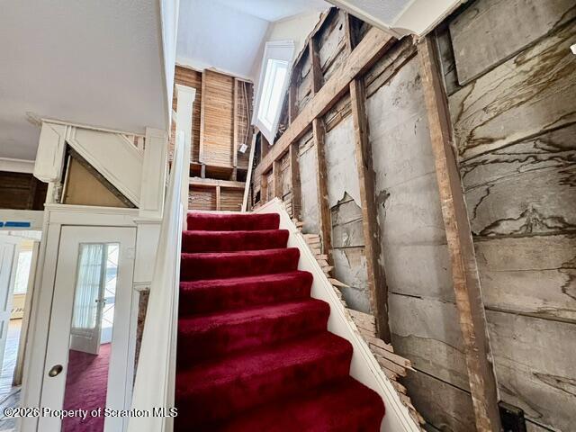 706 Delaware Street Forest City, PA 18421 - Photo 14 of 33 a view of entryway with a front door and wooden floor