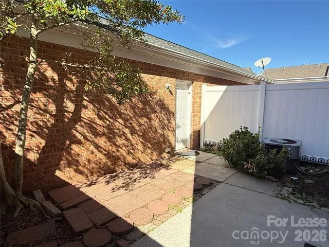 a view of backyard with plants