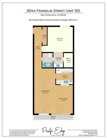 $949,000 | 3044 Franklin Street, Unit 102, San Francisco, CA 94123