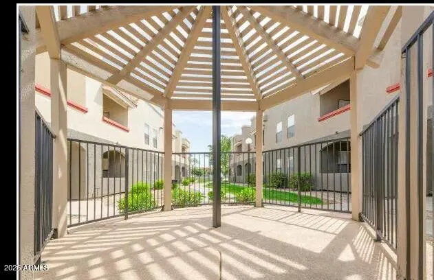 a view of porch with a backyard