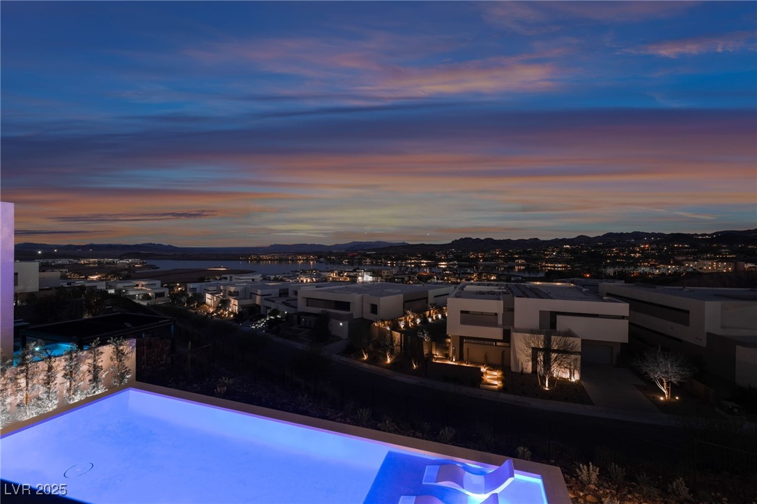 33 Falling Ridge Lane Henderson, NV 89011 - Photo 50 of 70 View of pool featuring a patio area and a mountain view