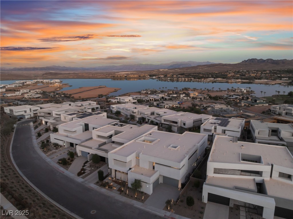 33 Falling Ridge Lane Henderson, NV 89011 - Photo 65 of 70 Aerial perspective of suburban area featuring a nearby body of water