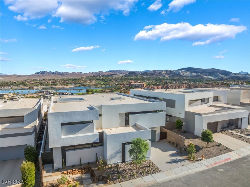 33 Falling Ridge Lane Henderson, NV 89011 - Photo 66 of 70 Aerial view of a water and mountain view