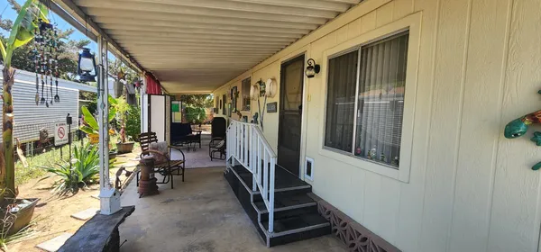 a view of outdoor space and deck