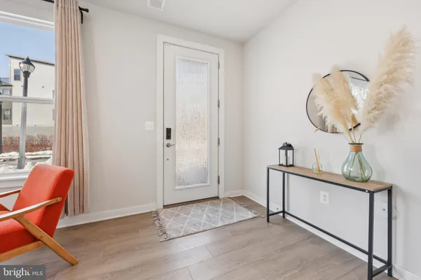 a view of room with furniture