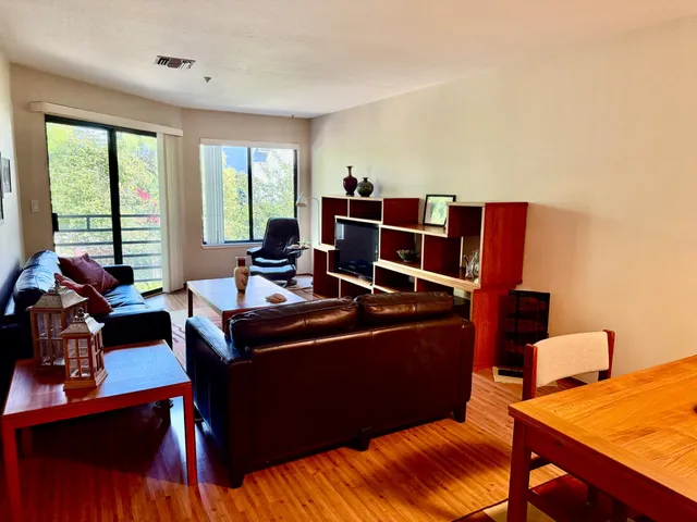 a room with a bed and a desk