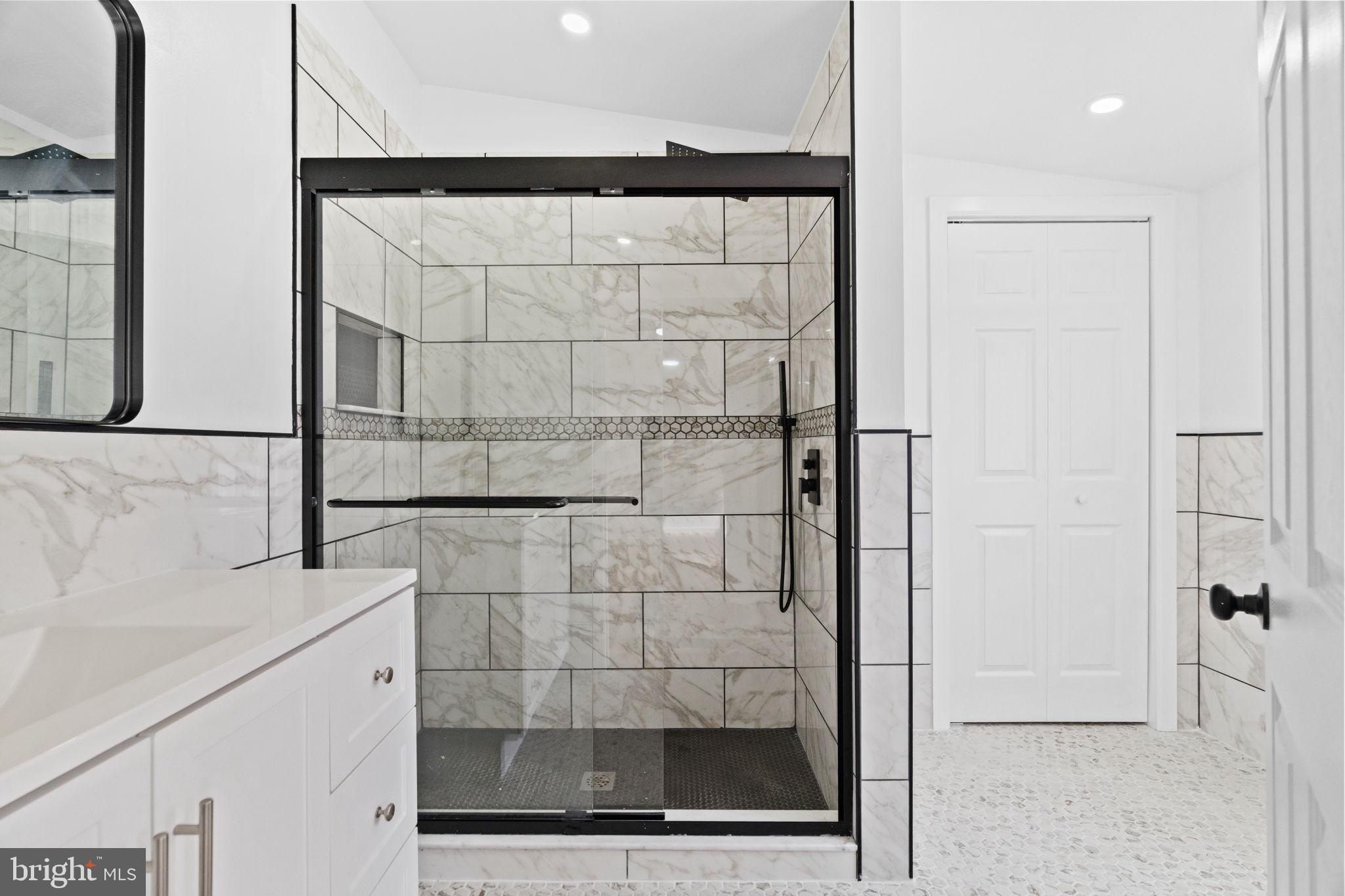 2337 Brownsville Road Robesonia, PA 19551 - Photo 33 of 57 a bathroom with a shower and a sink