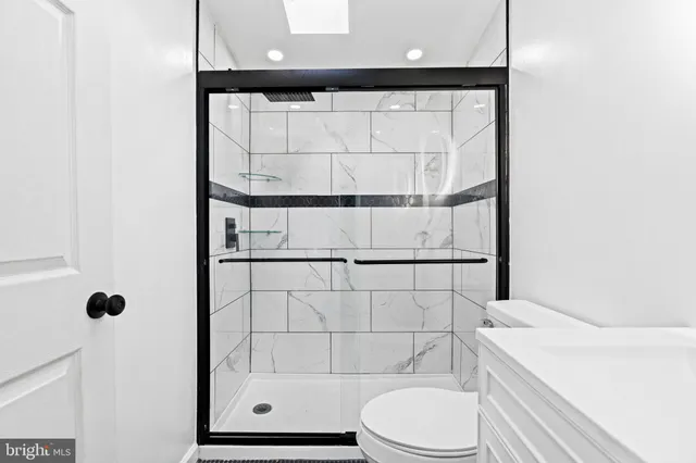 a storage room with washer and dryer