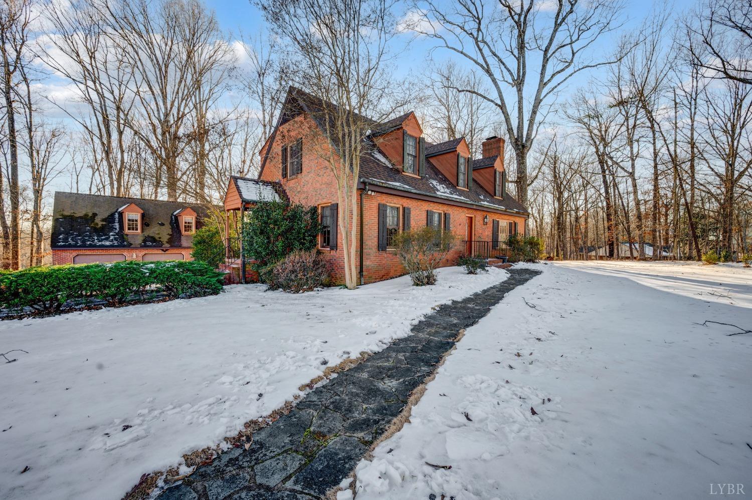 211 Sunset Drive Amherst, VA 24521 - Photo 4 of 76 GORGEOUS STONE SIDEWALKS LEAD TO THE FRONT DOOR AND SIDE DOOR!