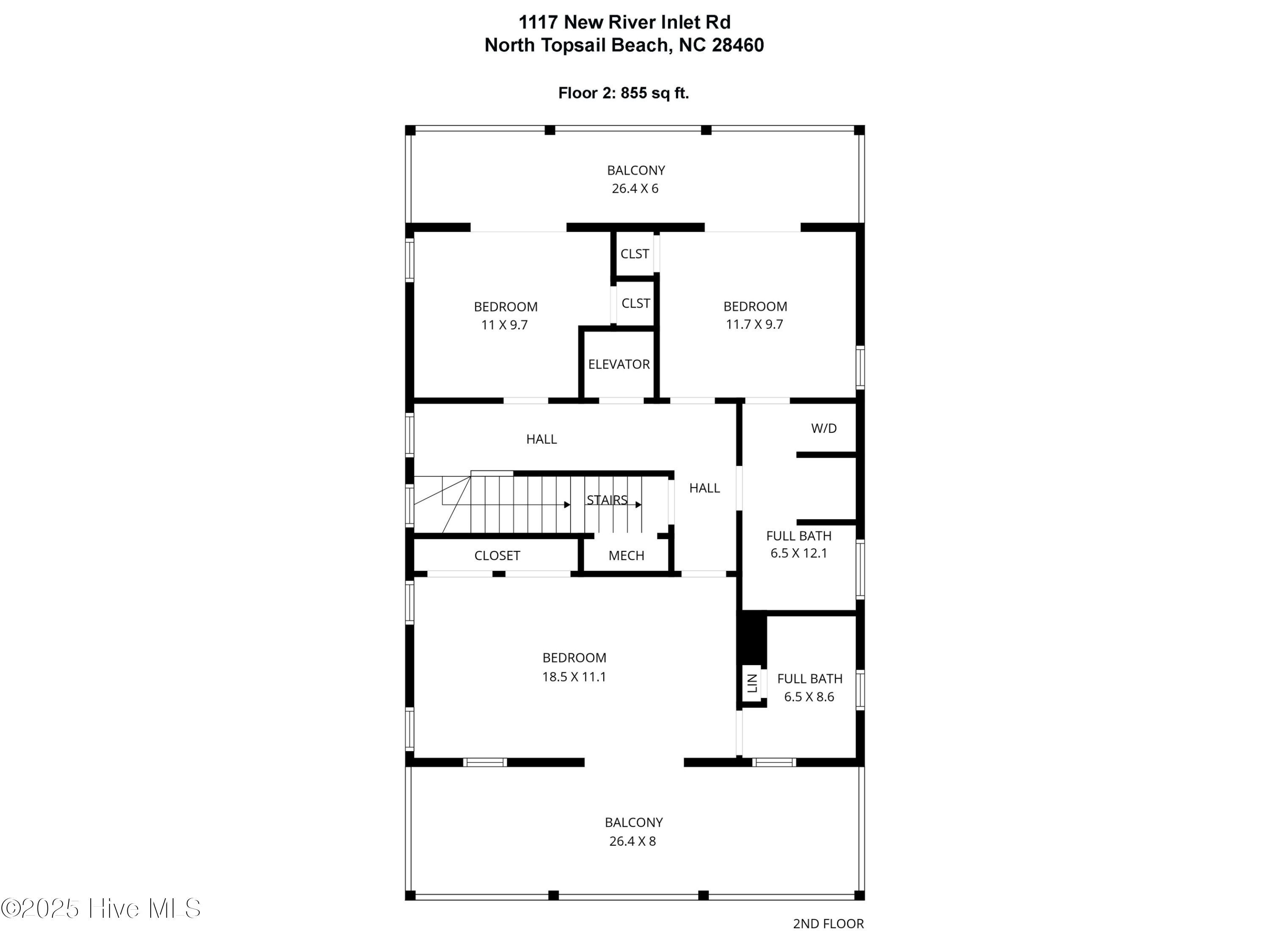 1117 New River Inlet Road North Topsail Beach, NC 28460 - Photo 91 of 94 Second Level