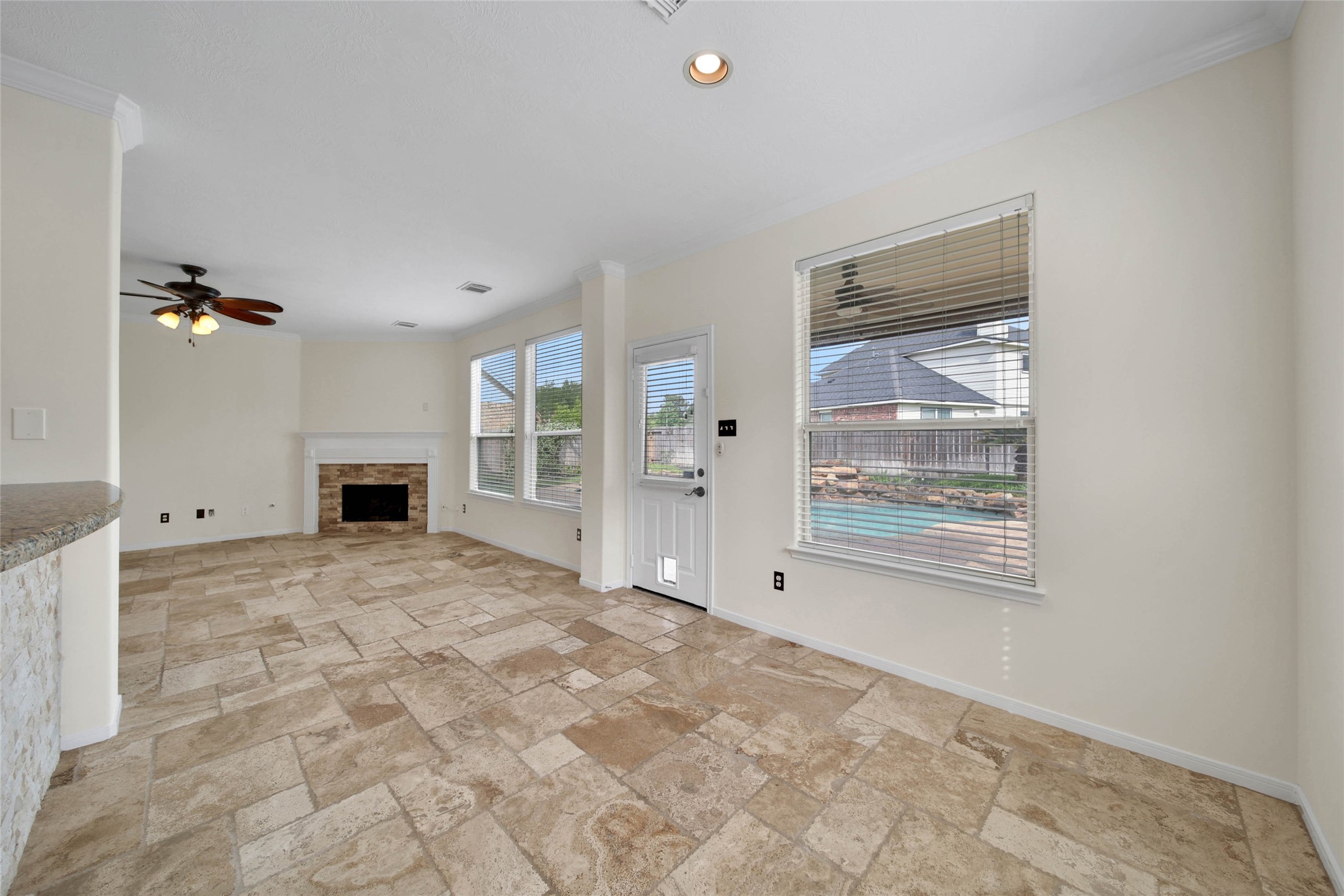 2215 2 Trail Drive Spring, TX 77373 - Photo 13 of 46 Another angle of the breakfast room overlooking the pool.