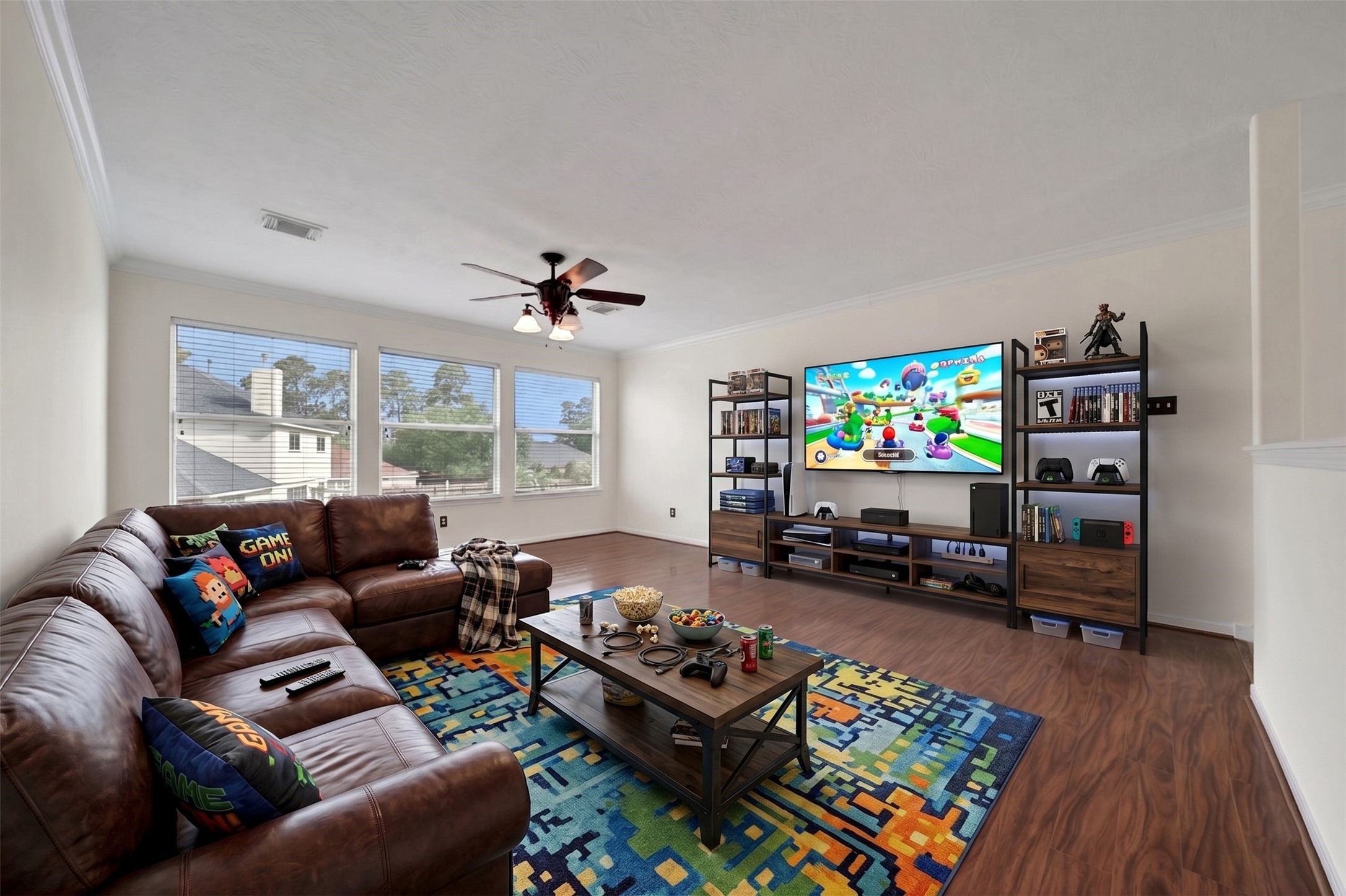 2215 2 Trail Drive Spring, TX 77373 - Photo 28 of 46 This photo is virtually staged to get an idea for a furniture set up in the Game Room.