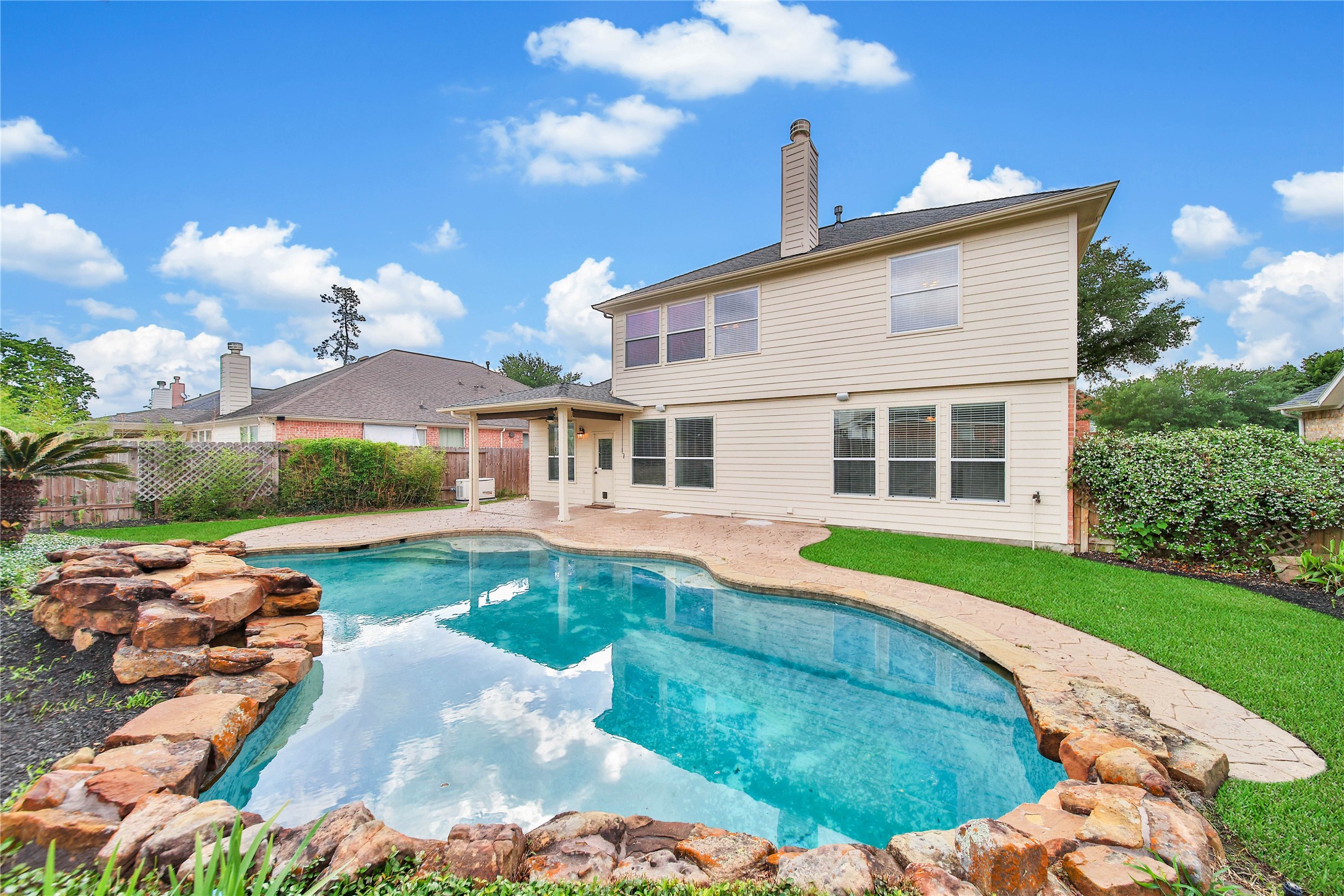 2215 2 Trail Drive Spring, TX 77373 - Photo 43 of 46 Great patio space for multiple set ups and configurations.