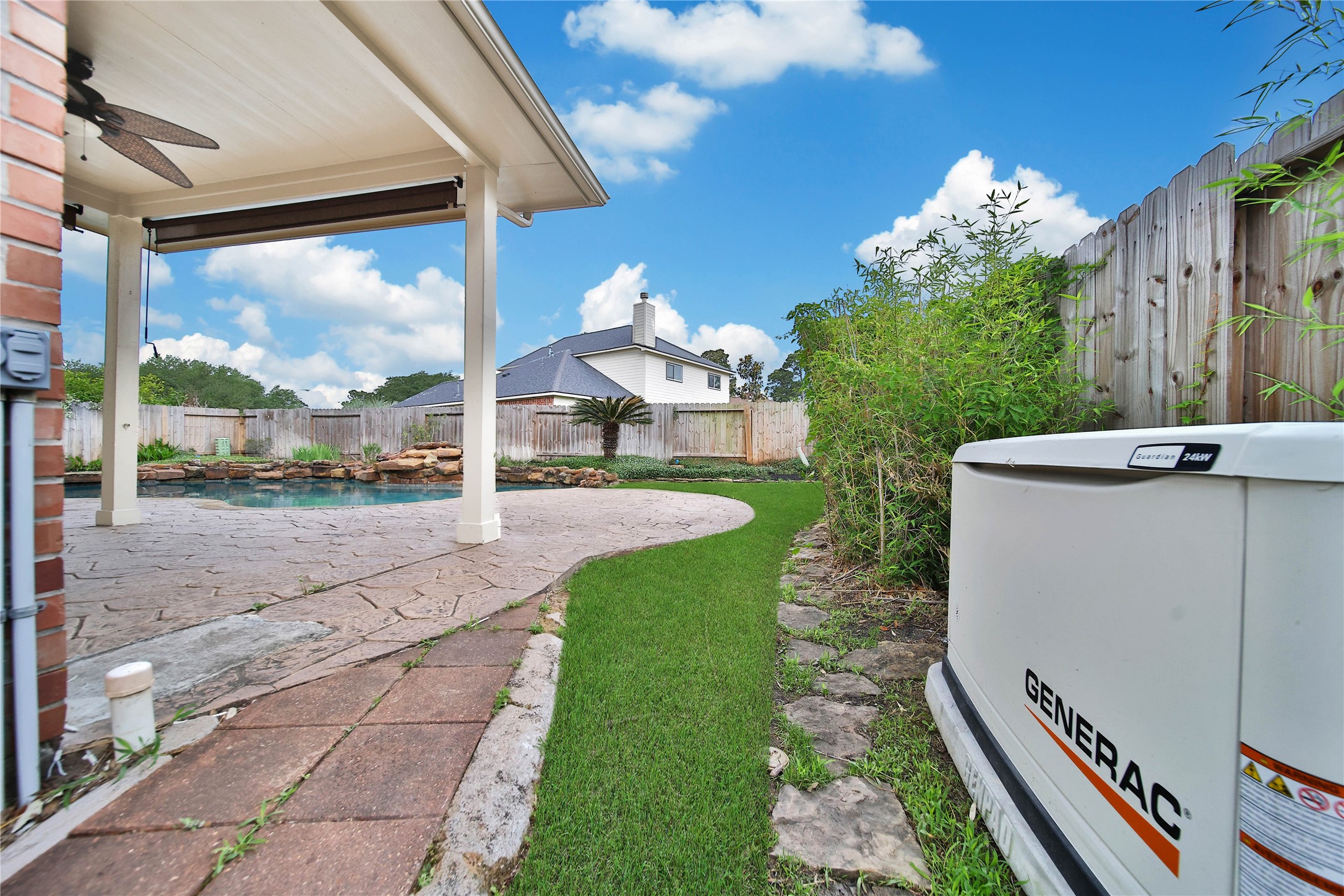 2215 2 Trail Drive Spring, TX 77373 - Photo 45 of 46 Generac Whole Home Standby Generator. Stay connected, cool, and keep your life running during power outages with the whole home standby generator.