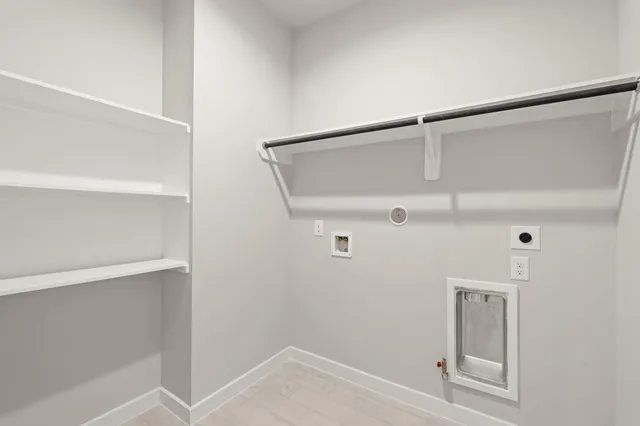 a view of an empty room