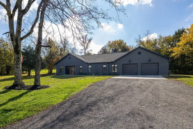 a house view with a outdoor space